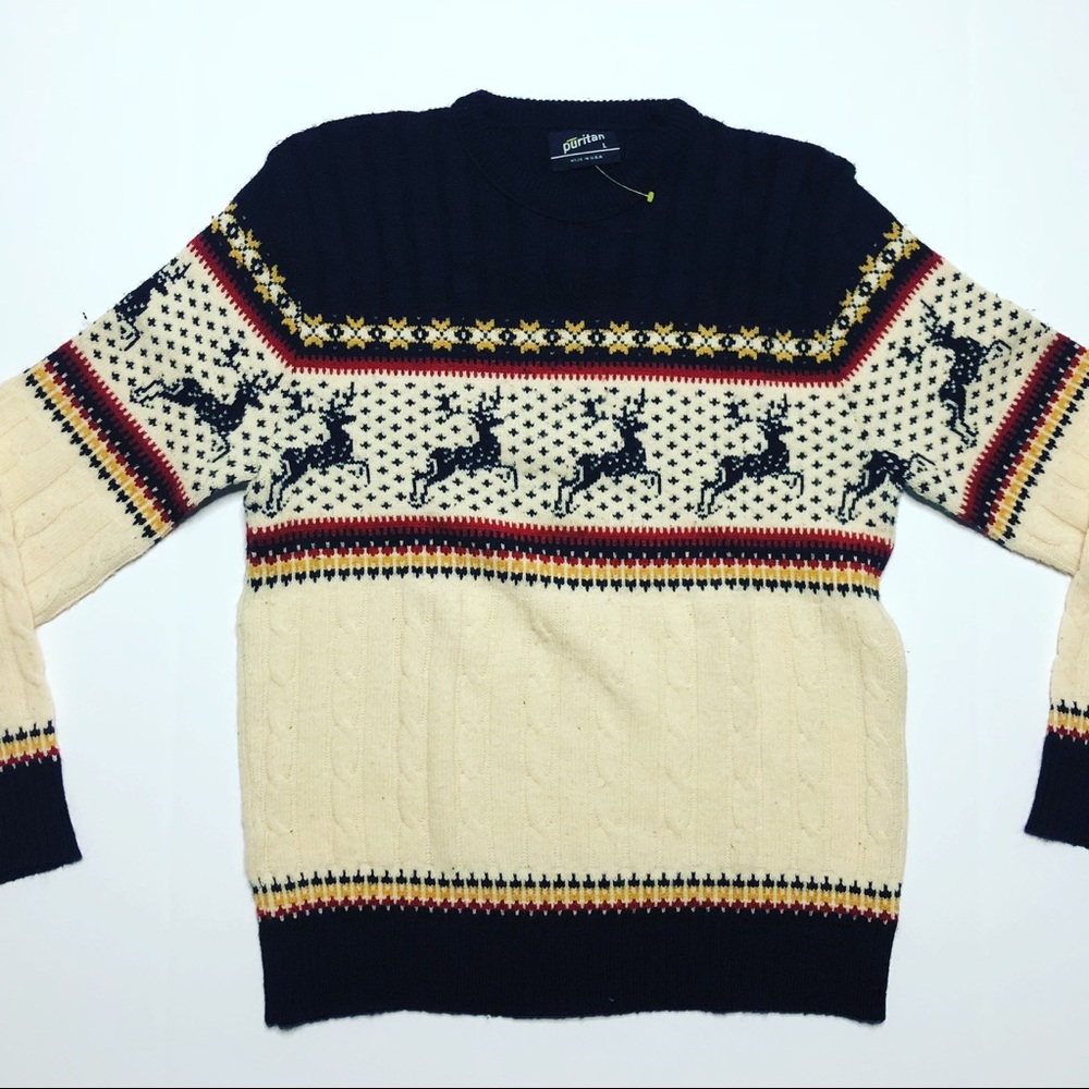 Puritan Comfy rain deer pull over